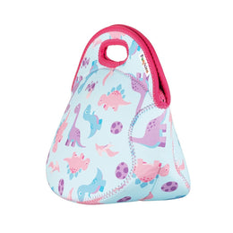 Funkins Insulated Lunch Bag Dinosaurs Pink