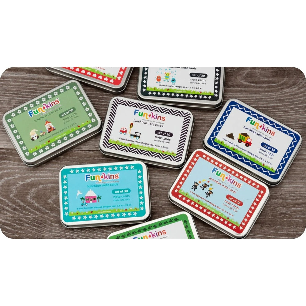 Funkins Lunchbox Note Cards Set in Assorted Colors
