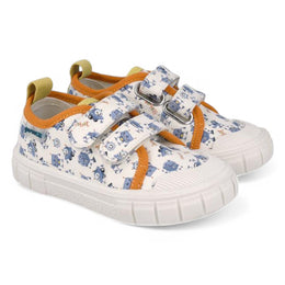Garvalin Barefoot Children Canvas Sneakers Blanco White
