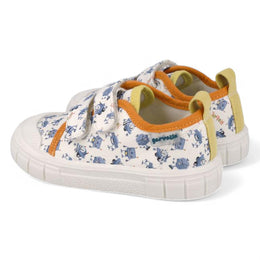 Garvalin Barefoot Children Canvas Sneakers Blanco White