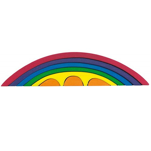 Gluckskafer Rainbow Bridge Set, 8pcs, colorful arches in red, orange, yellow, green, blue, indigo, violet