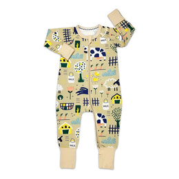 Good Luck Sock Farm Animals Baby Pajamas