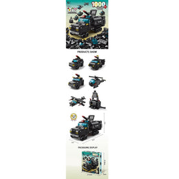 Handsome Building Block Series Armored Vehicle 1000pcs