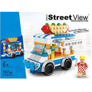 Handsome Building Block Series Hotdog Stal167pcs
