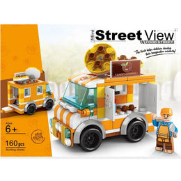 Handsome Building Block Series Roasted Chestnut Stall 160pcs