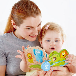 Hape Baby's Wild Animal Book 1pc