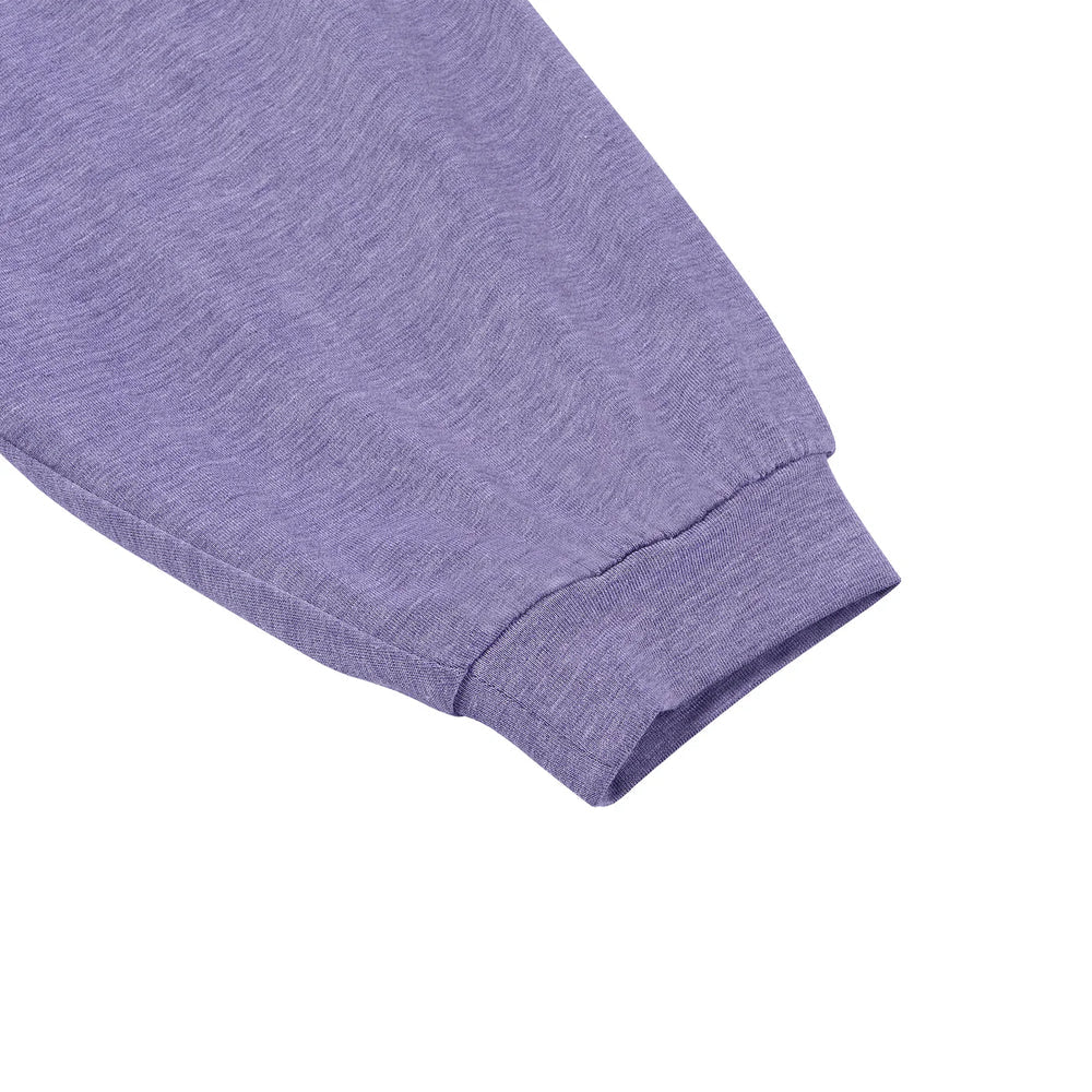 NEST DESIGNS Nest Designs Harem Pants Violet Blooms ribbed elastic ankle cuffs with crinkled gauze texture img 4/4