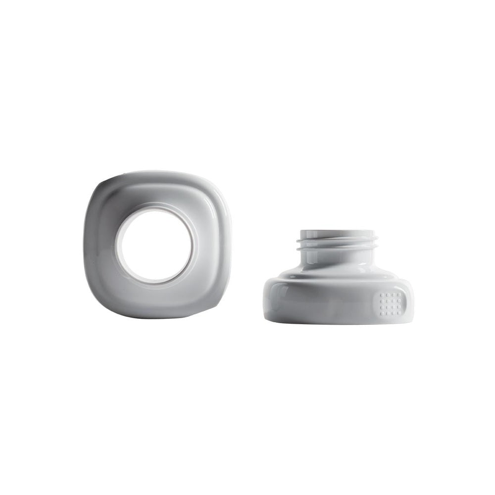 HEGEN PCTO Adapters Standard Neck 2-pack, white plastic feeding adapters for breast milk bottles