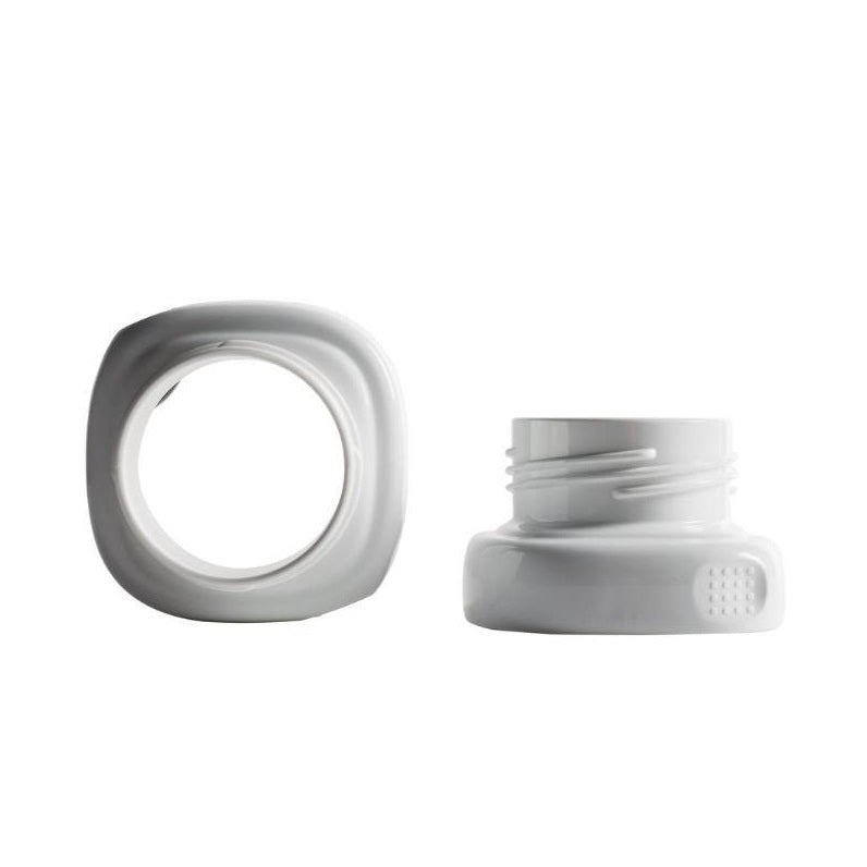 HEGEN PCTO Wide Neck Adapters 2-pack in white plastic