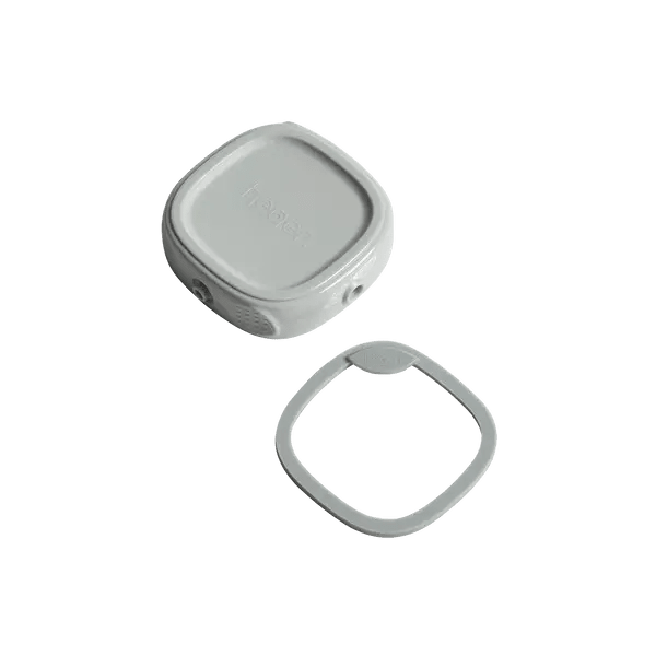HEGEN PCTO Breast Milk Storage Lid in gray with detachable frame, 1 pack.