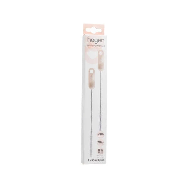 Hegen straw-brush two-pack retail packaging