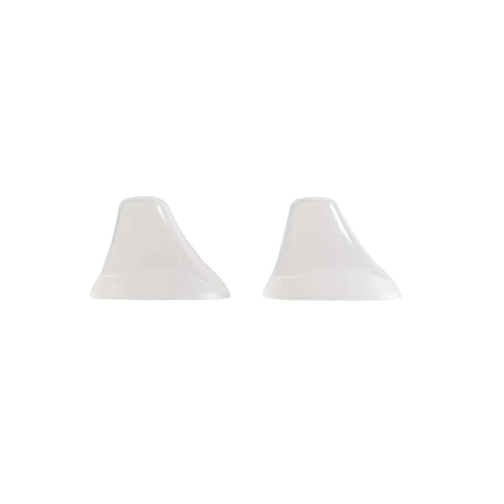 Hegen Transparent Cover 2-pack in clear plastic, bottle lids for nursing bottles