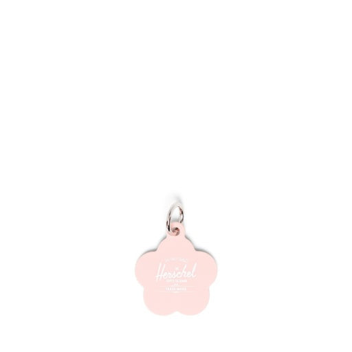 Herschel Daisy Bag Charm in Pink Daisy, rear view.