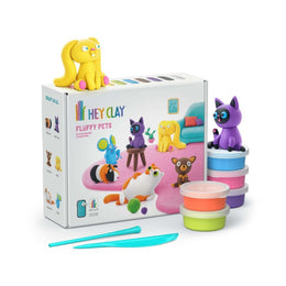Hey Clay Clay Set Fluffy Pets