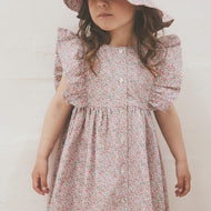 Huttelihut Dress in Liberty Fabric Plumeria