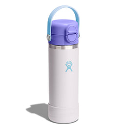 Hydro Flask Kids 18 oz Wide Mouth Bottle With Covered Straw Cap And Boot