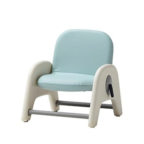 Blue A444P Atti chair with woven fabric-loop grips.