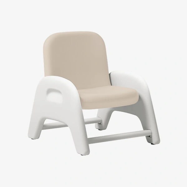 Cream A440P Atti R-frame chair with integrated plastic grips.