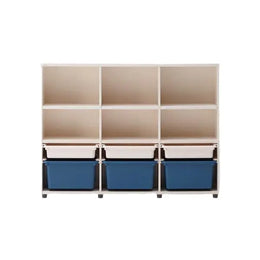 Iloom Eddi Kids 3 Story Bookshelf 1400W (W Pl Box Storage)