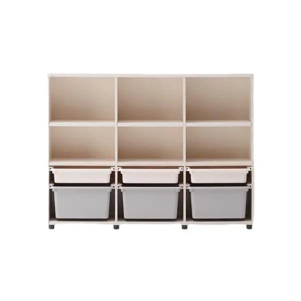 Iloom Eddi Kids 3 Story Bookshelf 1400W (W Pl Box Storage)
