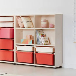 Iloom Eddi Kids 3 Story Bookshelf (W Pl Box Storage) 950W