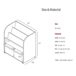 Iloom Eddi Kids Bookshelf