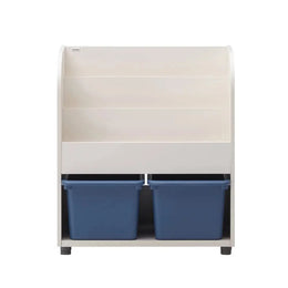 iloom Eddi Kids Front-Facing Bookshelf with Storage Bins