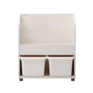 iloom Eddi Kids Front-Facing Bookshelf with Storage Bins