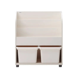 iloom Eddi Kids Front-Facing Bookshelf with Storage Bins