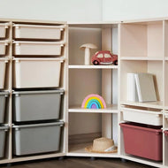 iloom Eddi Kids 3-Tier Corner Bookshelf (Connection Required)