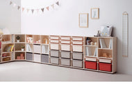 Iloom Eddi Kids 3-Tier Bookshelf 1200W