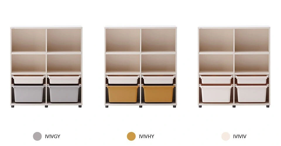Full Grey IVIVGY, Yellow IVIVHY and Ivory IVIVIV product views and complete finish-code headings.