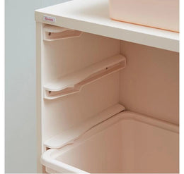 iloom Eddi Kids 3-Tier Bookshelf with 4 Storage Bins 950W