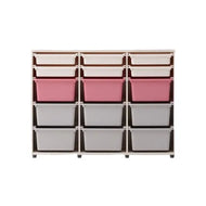 iloom Eddi Kids 3-Tier Storage Cabinet with 15 Bins 1400W