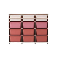 iloom Eddi Kids 3-Tier Storage Cabinet with 15 Bins 1400W