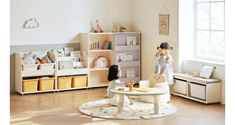 iloom Eddi Kids Cushioned Storage Bench with 2 Bins 950W