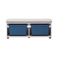 iloom Eddi Kids Cushioned Storage Bench with 2 Bins 950W