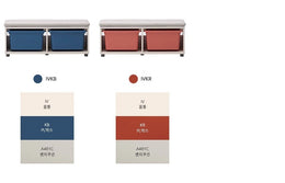 iloom Eddi Kids Cushioned Storage Bench with 2 Bins 950W