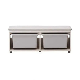 iloom Eddi Kids Cushioned Storage Bench with 2 Bins 950W