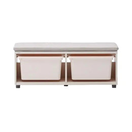 iloom Eddi Kids Cushioned Storage Bench with 2 Bins 950W