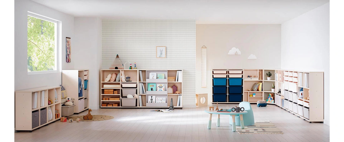 Plan a coordinated room: Several Eddi products appear together in the manufacturer’s room example.