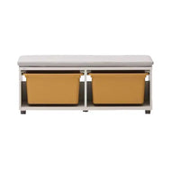 iloom Eddi Kids Cushioned Storage Bench with 2 Bins 950W