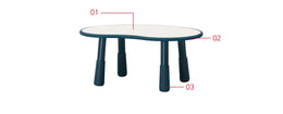 iloom Tinkle Pop Peanut Floor Desk 800W