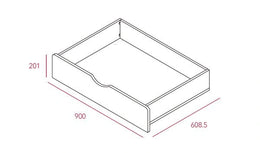 Iloom Tinkle Pop Underbed Storage Drawer — 1 Drawer