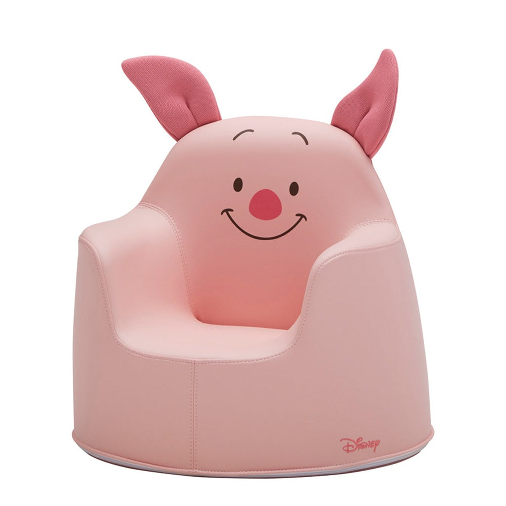 Iloom Kid's Sofa Piglet Aco pink toddler play chair with piglet face and ears