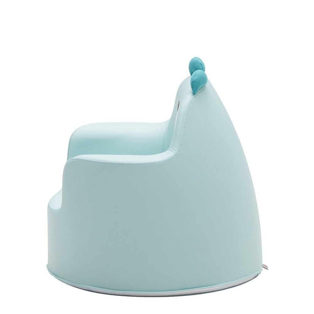 Iloom Kid's Sofa Polar Aco Mint, pastel mint toddler sofa with rounded back and ear accents by ILOOM