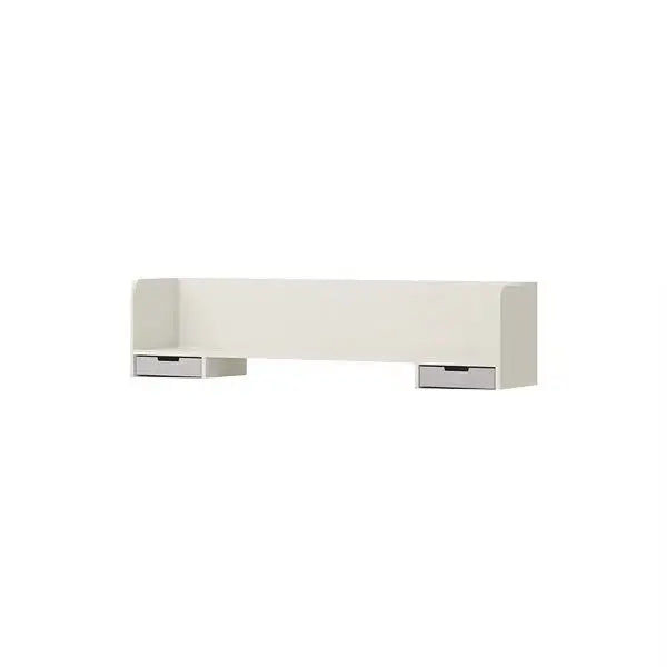 ILOOM Linki Plus Smart Desk+ 1400W white desk with two end drawers, modern office furniture.