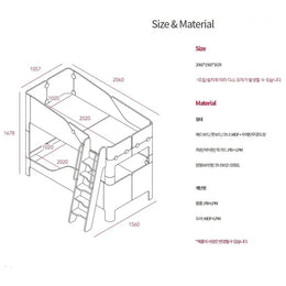 Iloom Tinkle Pop 2 Story Bed (Ladder Type)