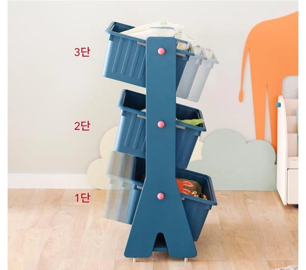 Set bins in staged positions: The manufacturer illustrates different bin positions.