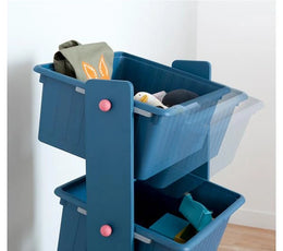 iloom Tinkle Pop Kids Toy Storage Organizer with 3 Bins